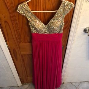 Rhinestone gown